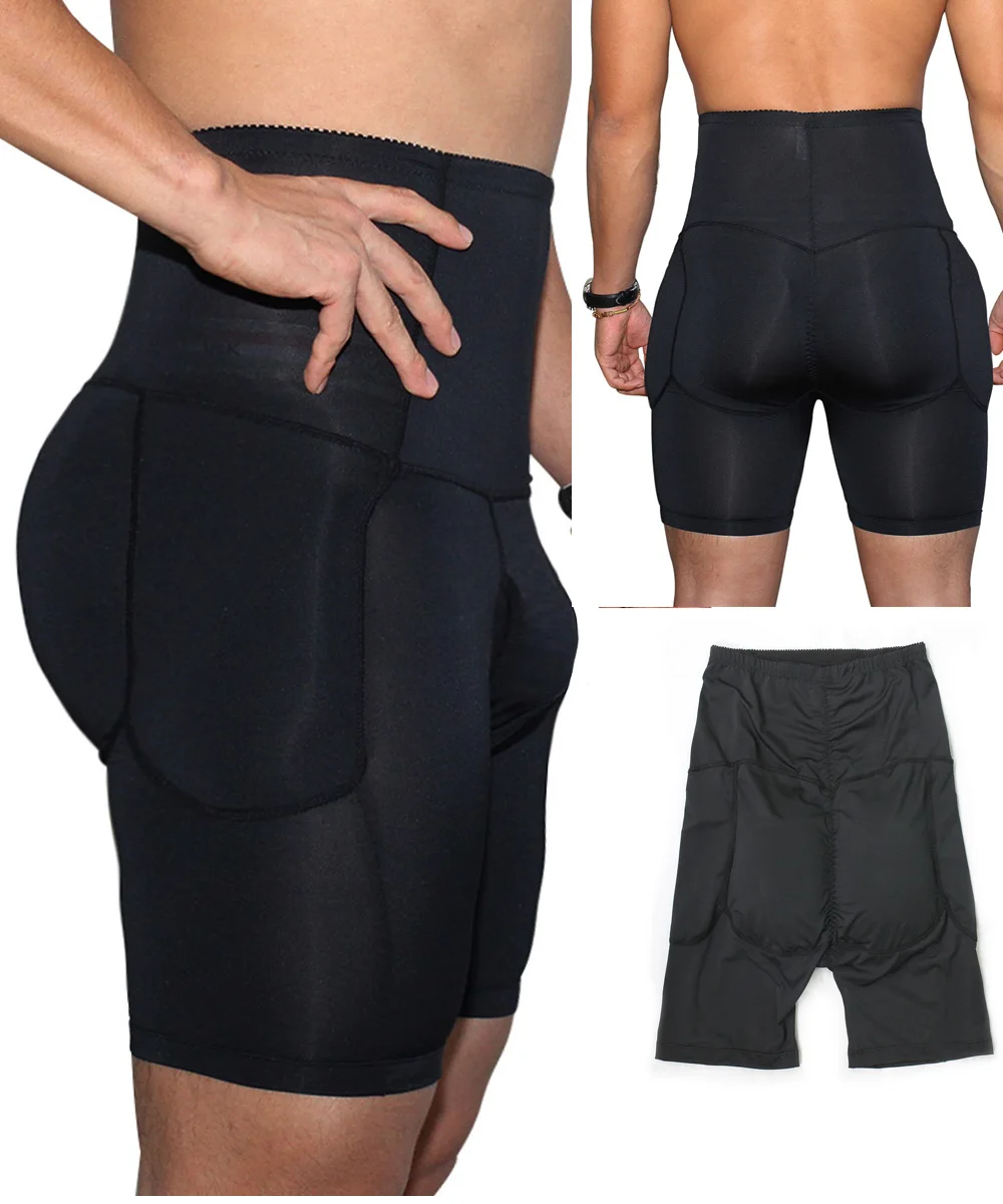 Culotte de Corset pour hommes sculptant minceur Butt Enhancer Booty Filling Underwear Seamless Butt Lifting Shapewear