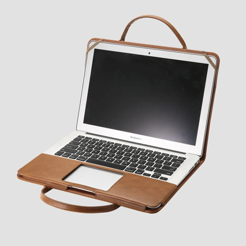 Модный чехол из искусственной кожи для ноутбука Macbook Air Pro 11 12 13 15 Retina|Сумки и чехлы