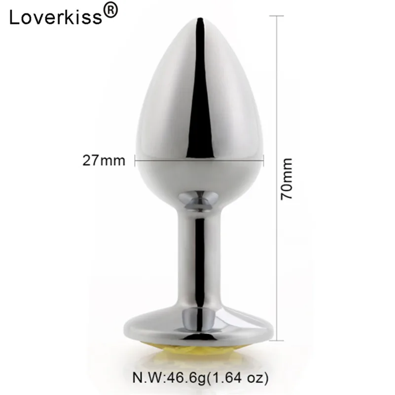 Lvoerkiss из нержавеющей стали анальные шарики Ювелирные изделия кристаллов