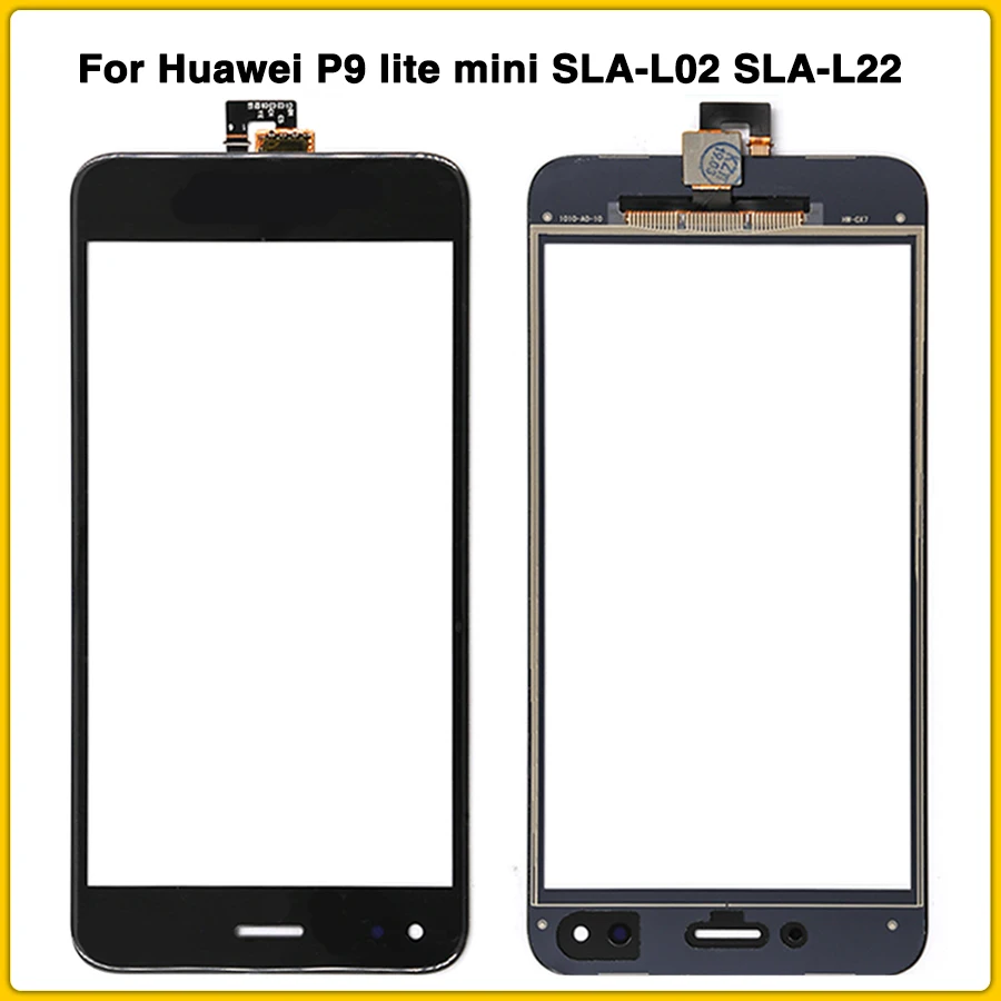 Тачскриновый планшетный компьютер от Экран для huawei P9 lite mini SLA-L02 SLA-L22 SLA-TL00 Сенсорный экран Панель планшета Сенсор защита фронтального ЖК-Стекло объектив