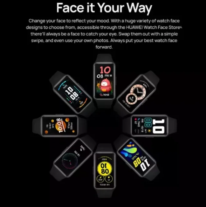 Оригинальные спортивные часы HUAWEI Band 6 Pro Смарт-часы с функцией отслеживания