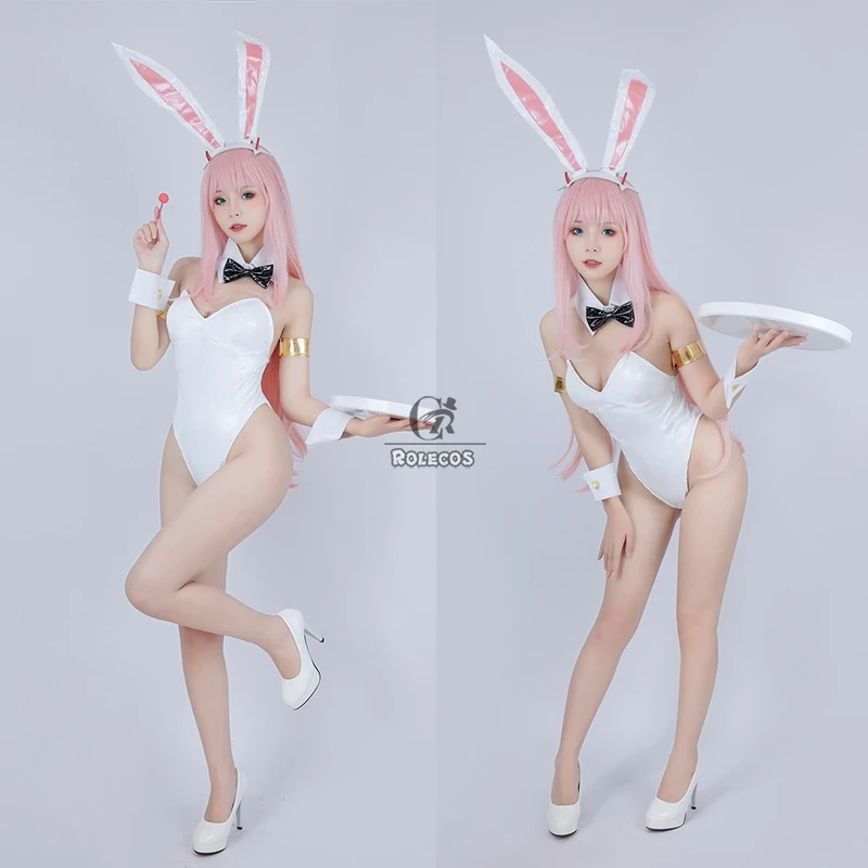 Косплей-костюм ROLECOS из аниме любимый в FranXX Zero Two Хэллоуин сексуальная женщина