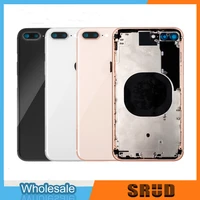 full back housings assembly cover for iphone 8 8g 8 plus battery door middle chassis frame rear no flex cable