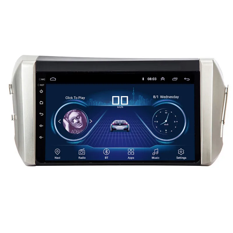 9 дюймовый IPS и 2.5D сенсорный экран Android 8 1 автомобильный DVD GPS навигатор для Toyota innova