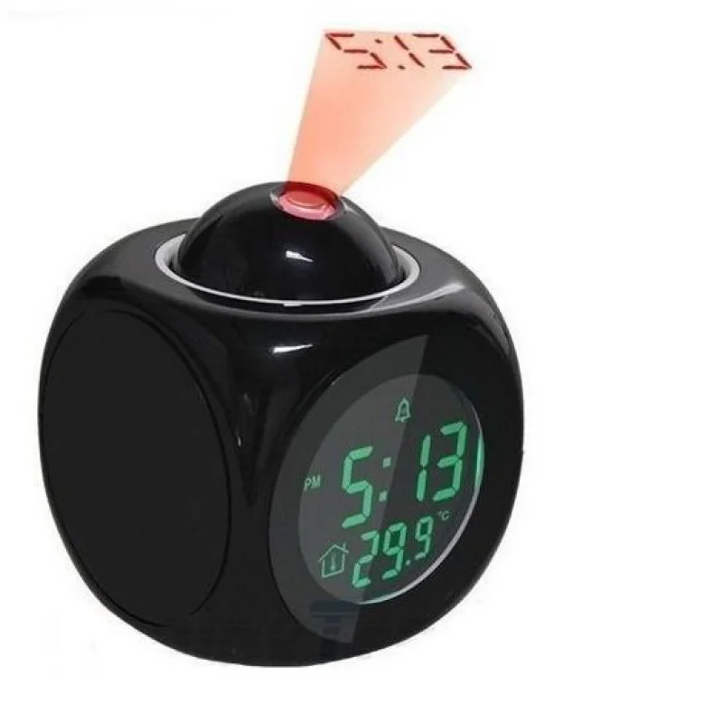 

Multi-function Digital Led Projection Bedroom Alarm Clock Projection Digital Weather Lcd Alarm Clock Unique Homedecor New II50NZ