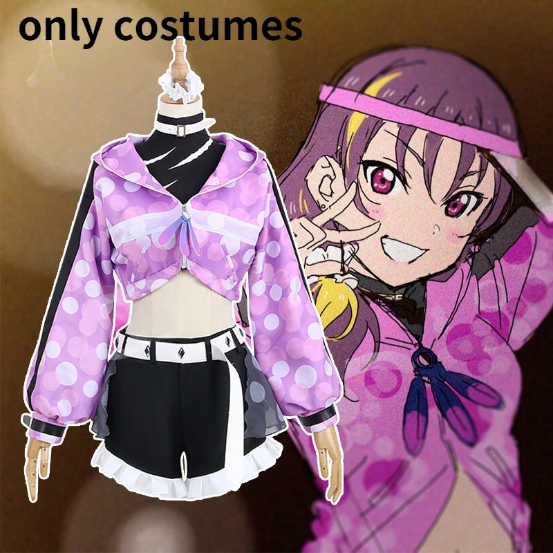 

Anime Game LoveLive Asaka Karin Nakasu Kasumi Cosplay Costumes Skirt Women's Game Uniform For Performance Party