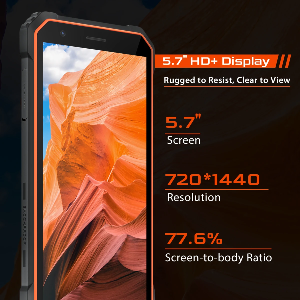 Blackview Oscal S60 Pro IP68 Смартфон 4 ГБ 32 5580 мАч Аккумулятор Мобильный телефон 5 7 ''HD +
