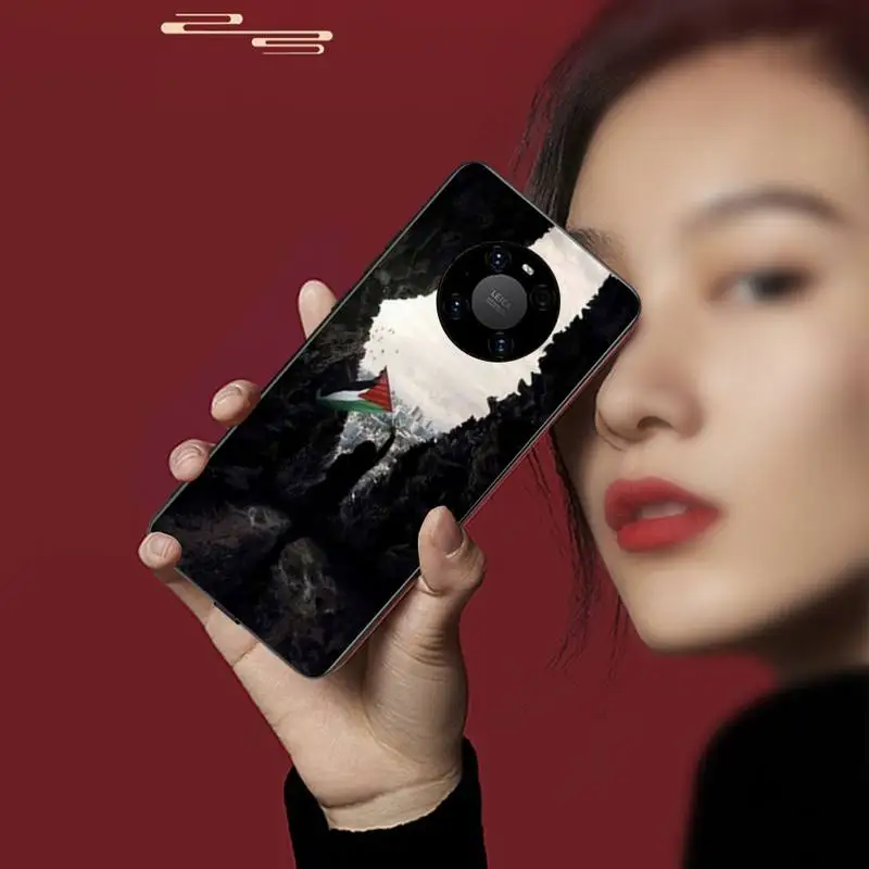 

0 Black Victory Wallpaper Phone Case For Huawei P20 30 40 Pro Mate 20x 30 40 Pro Nova6 7 Honor 9X 10