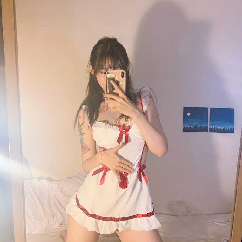 Японская симпатичная медсестры Косплей Сексуальная Женская Babydoll нижнее белье