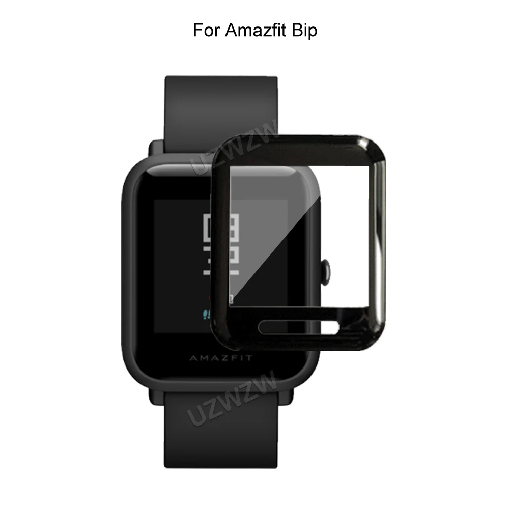 

Защитная пленка для смарт-часов Amazfit Bip, мягкая, с 3D изогнутыми краями