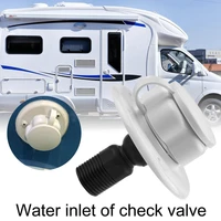 sturdy unique one way water fill inlet valve compact rv water inlet durable for trailer