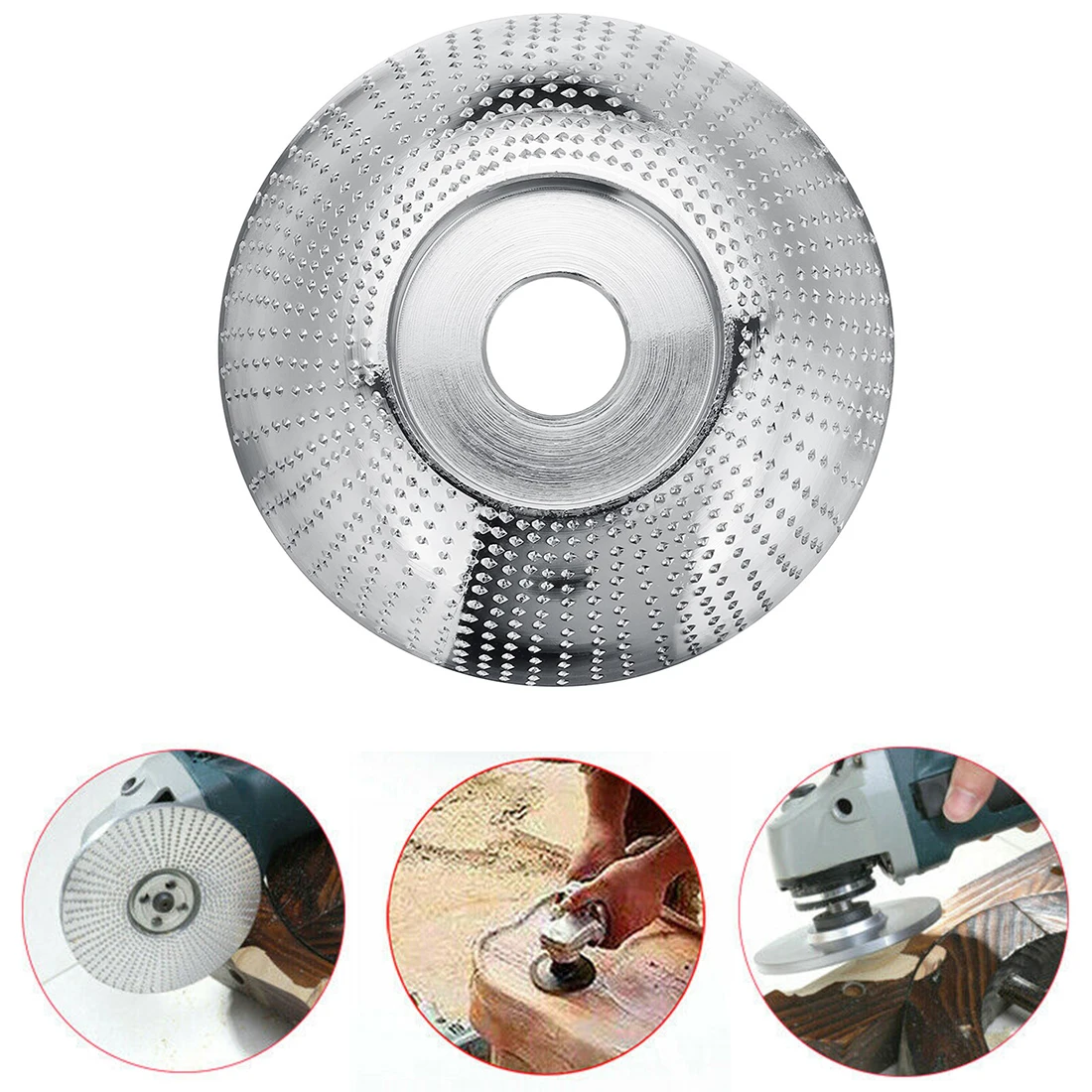 

1 Pc Grinding Wheel Sanding Carving Shaping Disc Polishing Pad 85*22mm For Wood Metal Grinding Angle Grinder Accessories