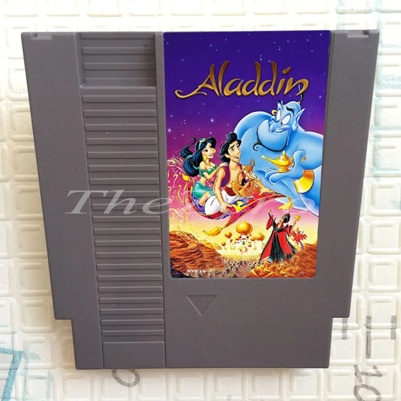 Аладдин видео карточная игра для 8 бит 72 Pin Системы консоль EU/US универсальная