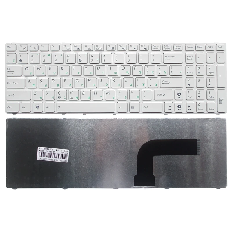 Русская клавиатура для ноутбука Asus X52 X55A X52F X52J X52N X52JC X52JR X52JT X52JU X52DE X55 X55C X55U G72 G73 G72X