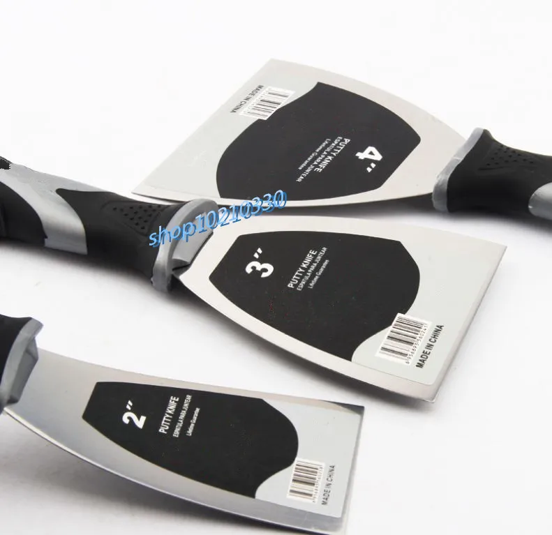 Нож для шпатлевки из нержавеющей стали скребок с пластиковой ручкой 1 дюйм 2 дюйма