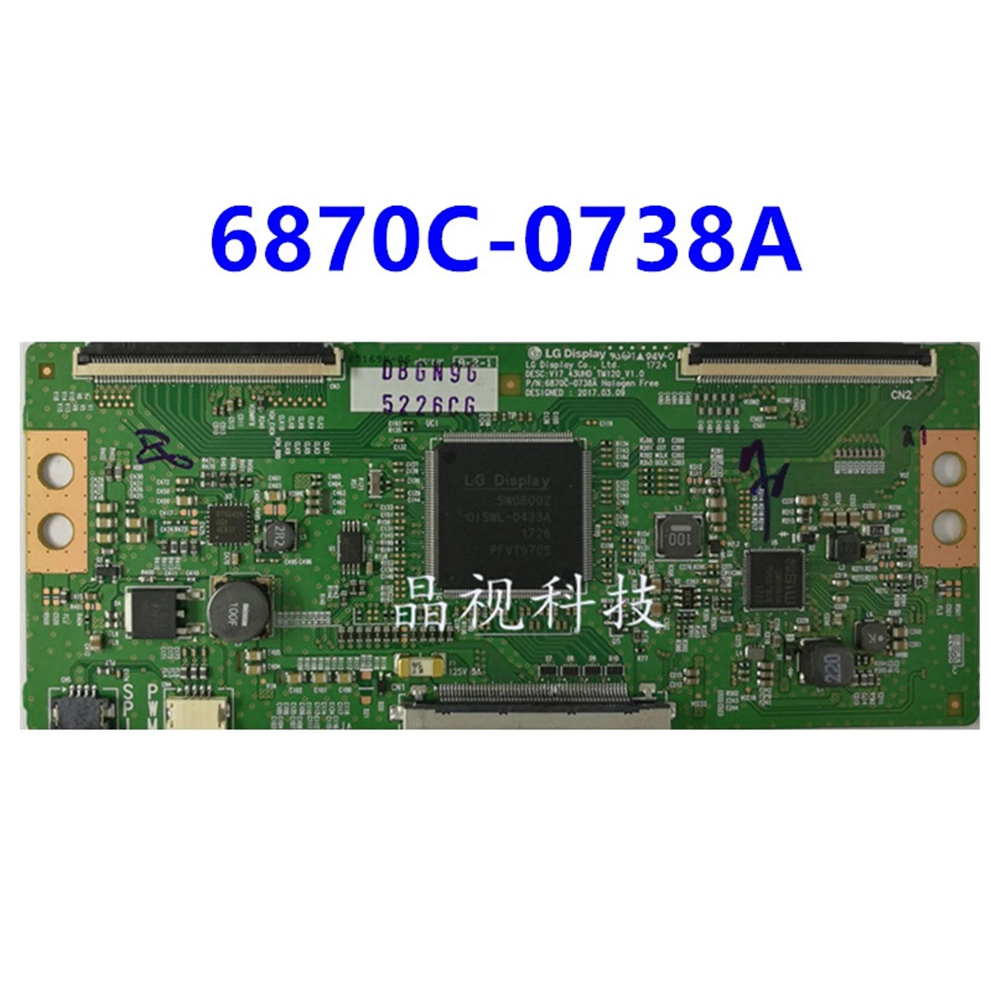 

6870C-0738A Original Sony T-con Board 6870C 0738A For TV 43'' 49'' 55'' Logic Board V17_43UHD_TM120_1.0 6871L-5203C 6870C 0738A