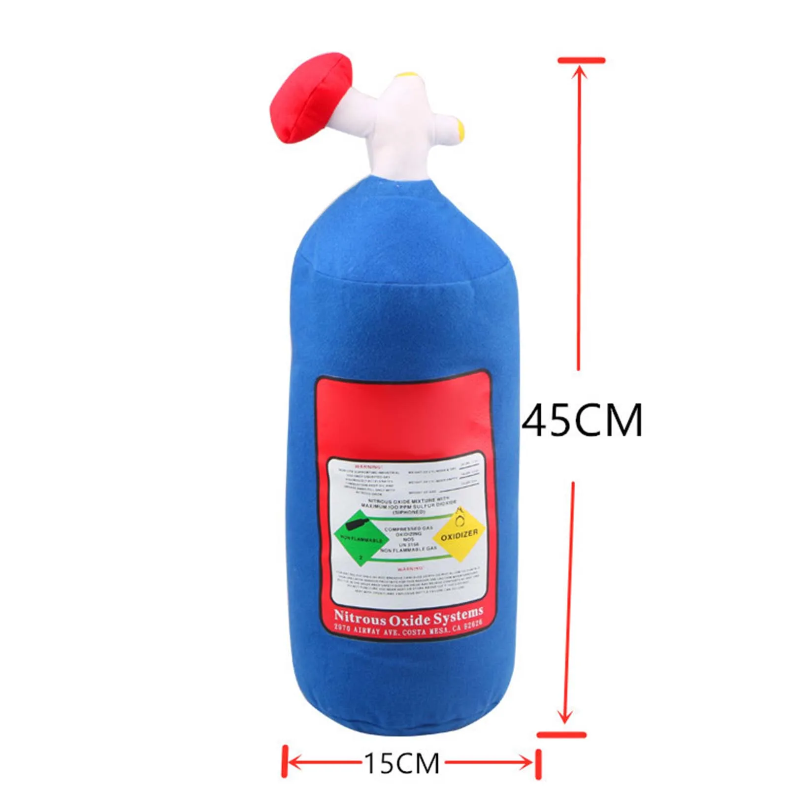 Подушка в форме резервуара мягкая прочная плюшевая для поддержки головы шеи