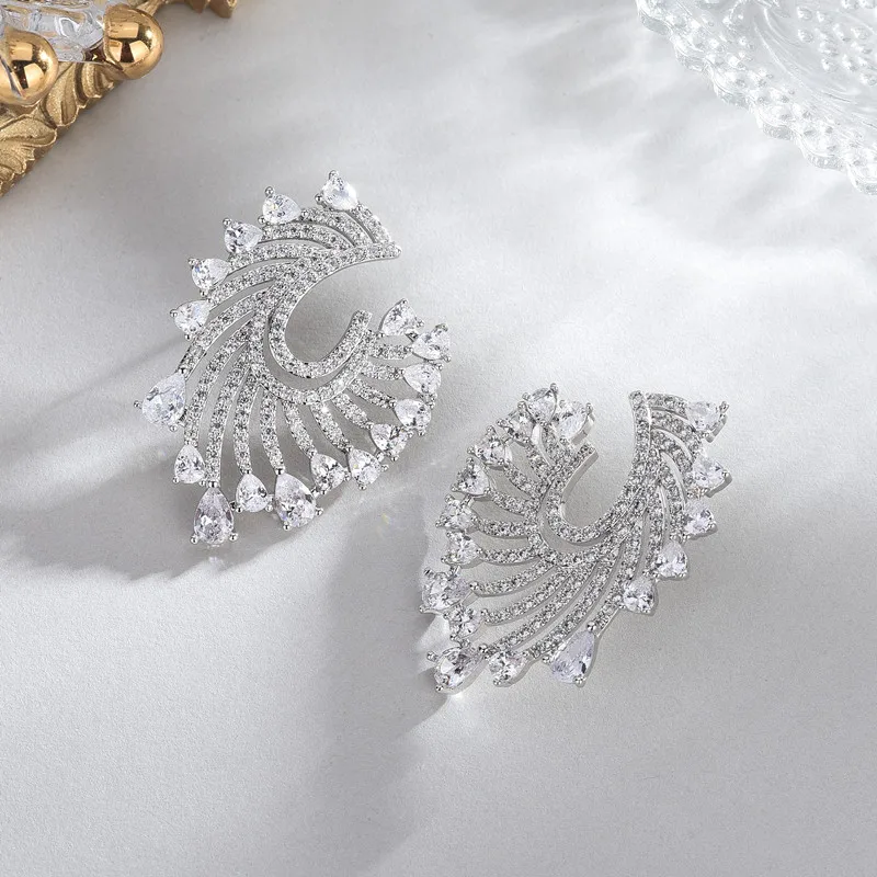 Новинка 2020 женские классические серьги с бриллиантами | Серьги-подвески