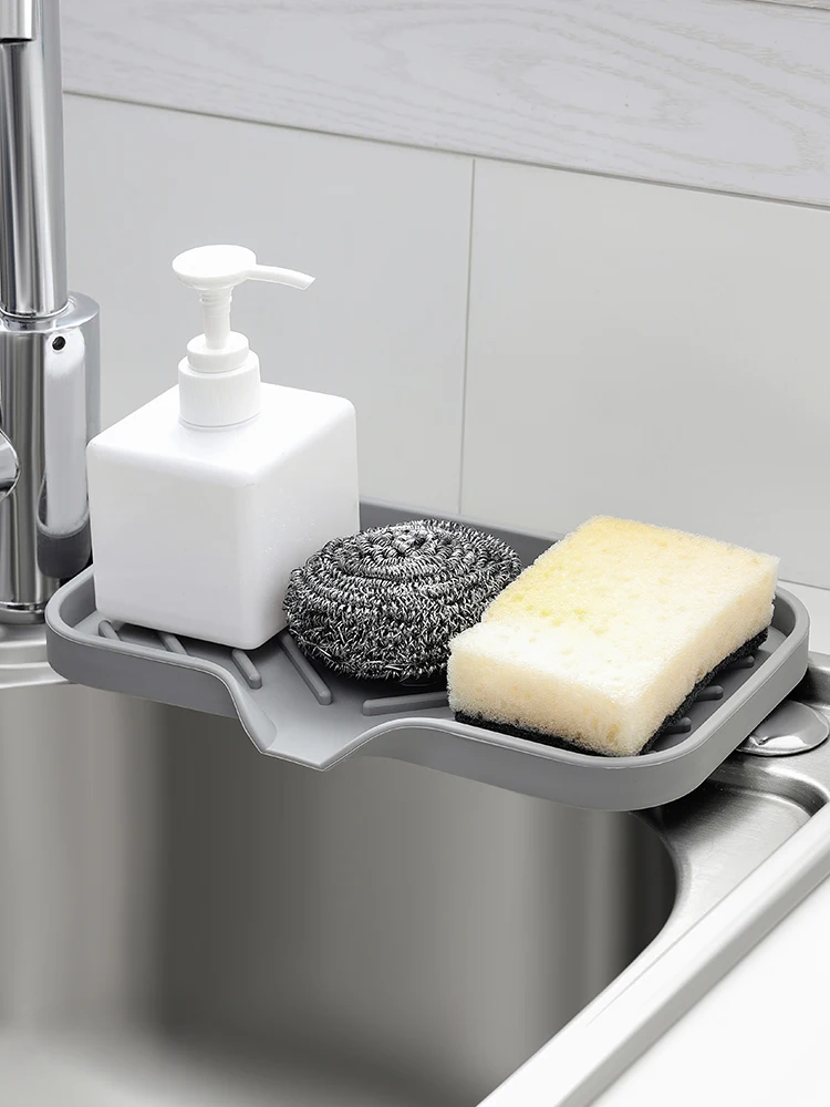 

Creative toilet bathroom drain soap box soap box soap rack non perforated silicone tray storage box storage rack
