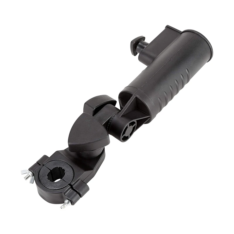 

Hot Universal Golf Trolley Umbrella Holder Adjustable Rotatable 3 Size Clips Stand For Buggy Baby Stroller Pram Golf Cart