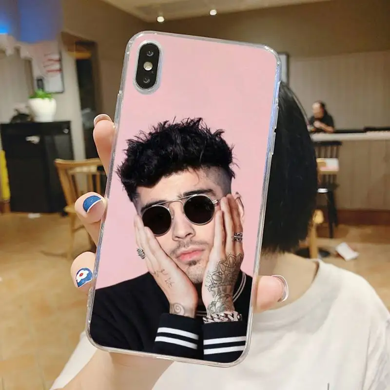 

Zayn malik Aesthetic Amazing landscape Phone Case Transparent for iPhone 6 7 8 11 12 s mini pro X XS XR MAX Plus