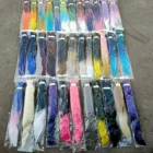 26 дюймов EZ Braid предварительно разворачивающиеся плетеные волосы горячая вода синтетическое волокно Профессиональные легкие косички для наращивания волос 90 г