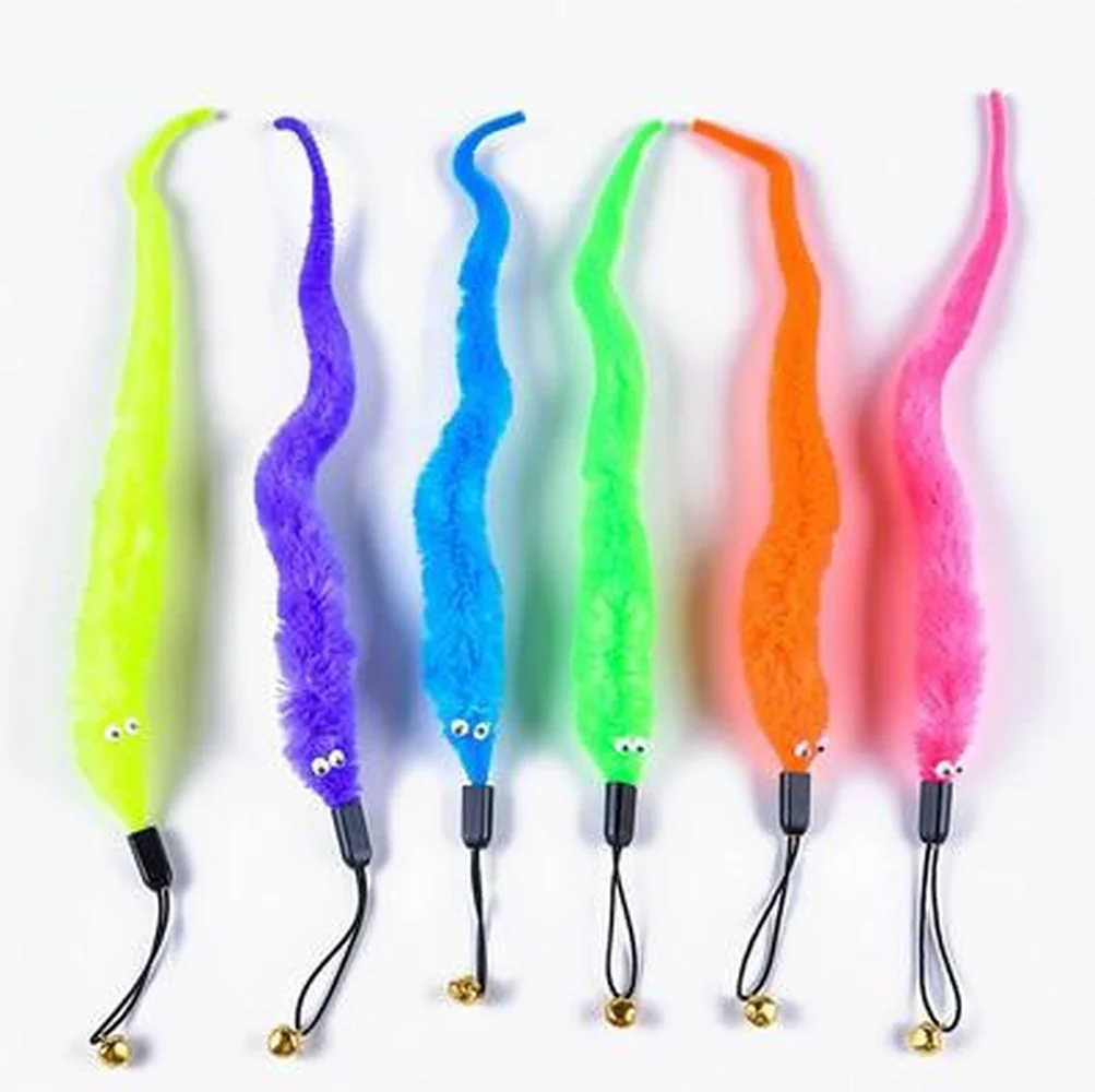 

Дешевая Интерактивная мягкая игрушка для домашних животных, кошка с забавными перьями, игрушка-палочка для кошек, котят, детская игрушка дл...