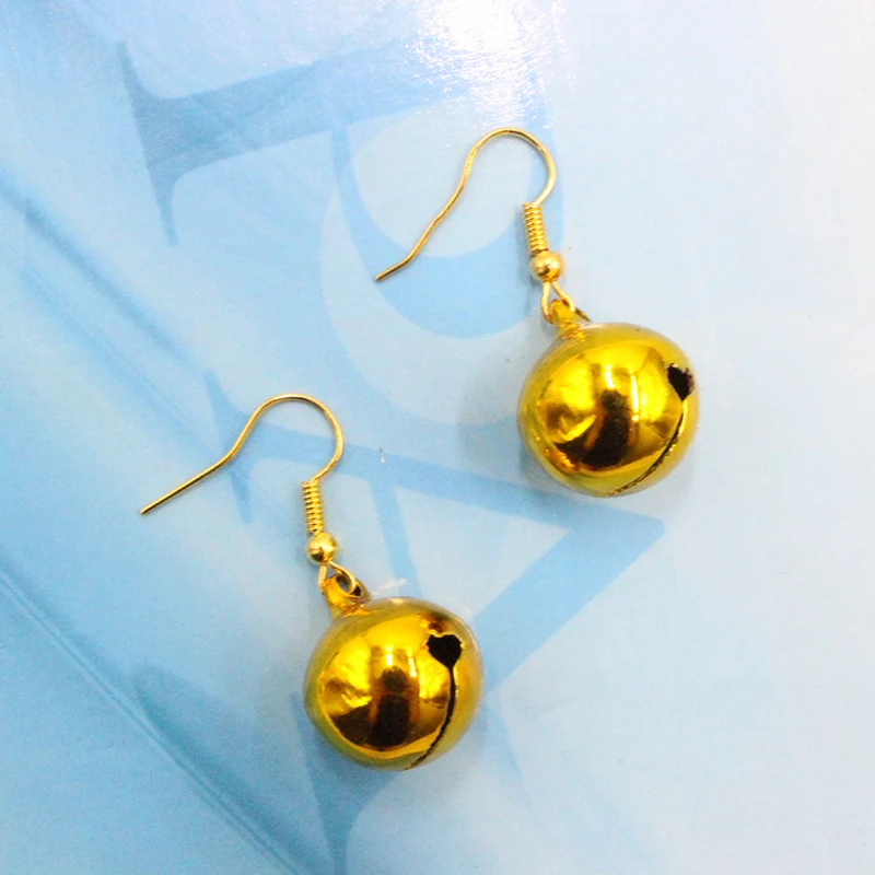

K Project Neko Cosplay prop small bell Earrings one pair
