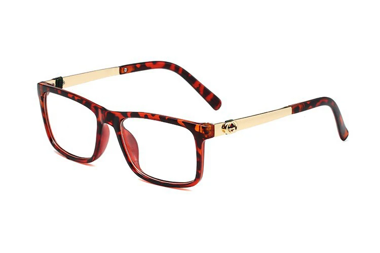 

Square Small Frame Glasses Women'S 2021 Luxury Brand Designer Fashion For Men'S Eyewears Ladies Clear Plain Mirror 4 Color