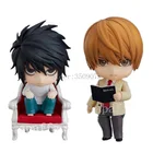 Аниме тетрадь смерти рисунок 1160 # Ягами светильник фигурку Death Note 1200 # Ягами светильник L Lawliet фигурка модели куклы подарок 10 см