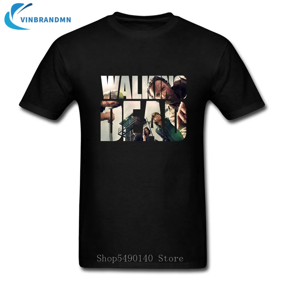 ТВ шоу череп Ходячие мертвецы футболка хипстер Cncool 2020 осенние рубашки мужская