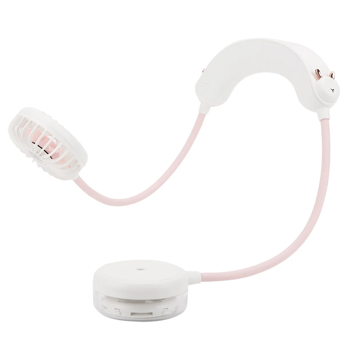 

2-in-1 Humidifier Neckband Fan Portable USB Rechargeable Cooling Fan with Humidifier2-in-1 Humidifier Neckband Fan
