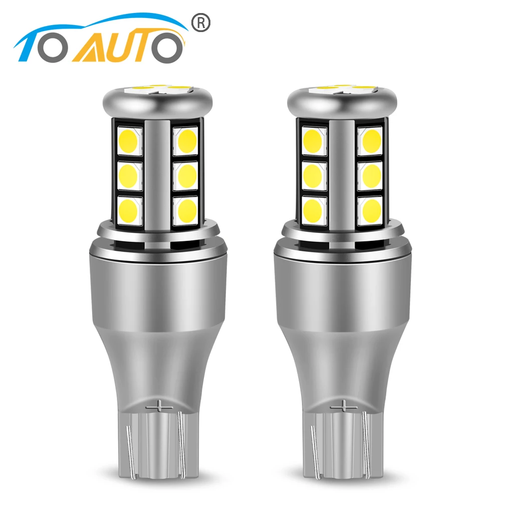 

2x Car Signal Light T15 W16W LED Bulb 3030 Chips Canbus No error High Power White DC 12V Auto Reverse Back Parking Lamps 6000K