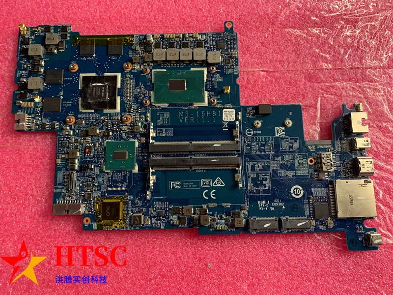 

MS-16H81 VER 1,0 для MSI WS60 GS60 материнская плата для ноутбука с Xeon E3-1505M и N16P-Q3-A2