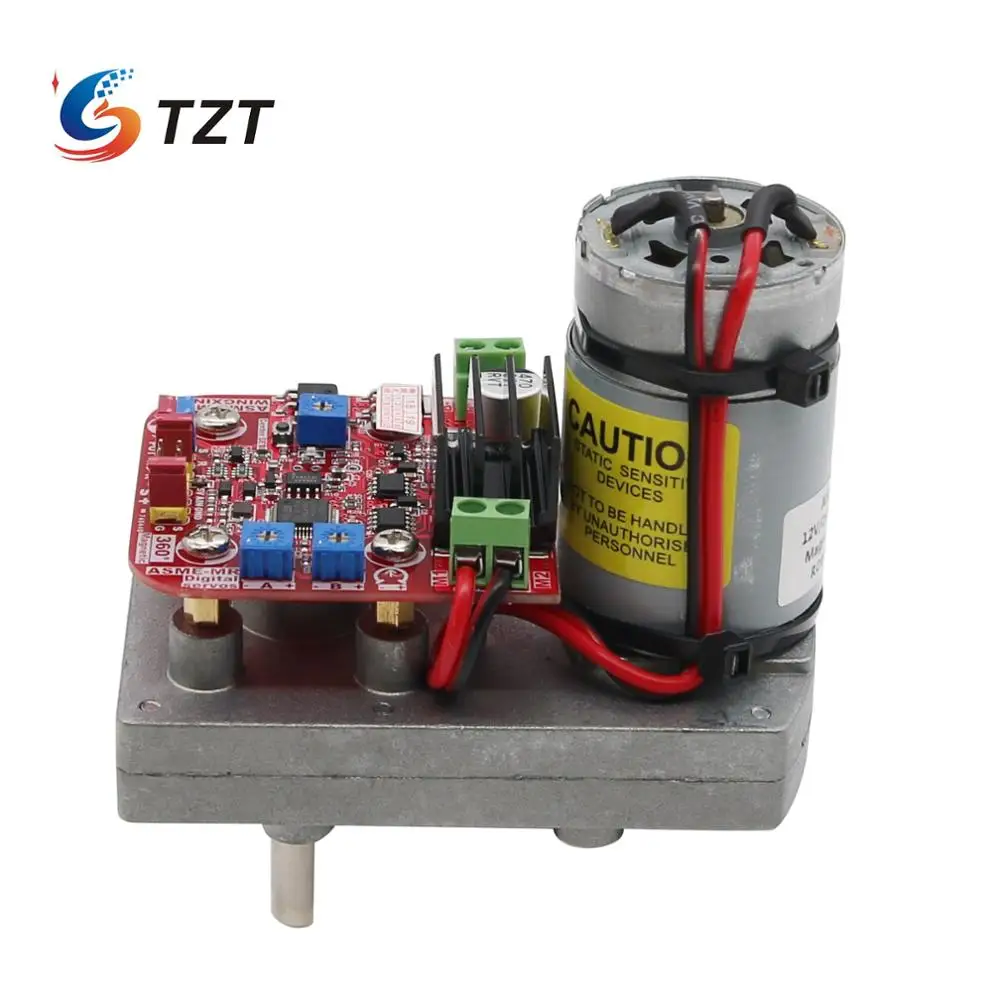 TZT сервопривод с высоким крутящим моментом DC12 24V 380 кг. См 360 градусов