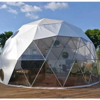 high quality outdoor summer garden igloo glass dome house small geodesic tent dome 5m 4m 6m 8m