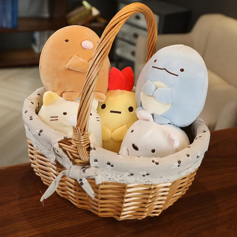 Игрушка плюшевая электрическая в уголках 18 см светящаяся кошка жареный дельфин