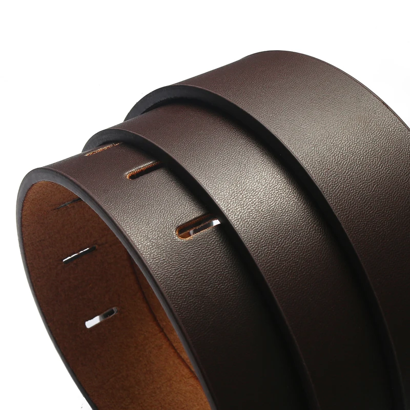 Ремень мужской из натуральной воловьей кожи модный винтажный пояс с пряжкой для