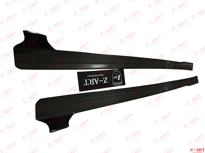 Z-ART R8S углеродное волокно сбоку юбка для R8 2007-2015 полное боковой губа V8 V10 спойлер |