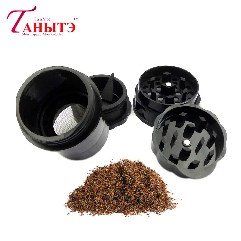 

60mm Manual Tobacco Grinder, Grinding and Storing Two-in-one, Sharp 4-layer Flavored Tobacco Grinder Smoking Accessories