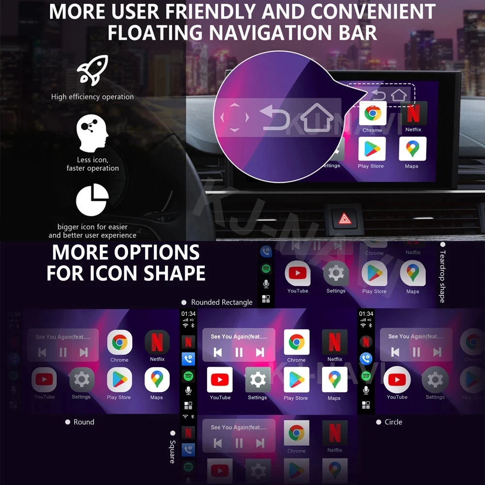 Qualcomn Snapdragon 665 для Carplay Ai Box Android 10 автомобильный видеоплеер мультимедийная коробка