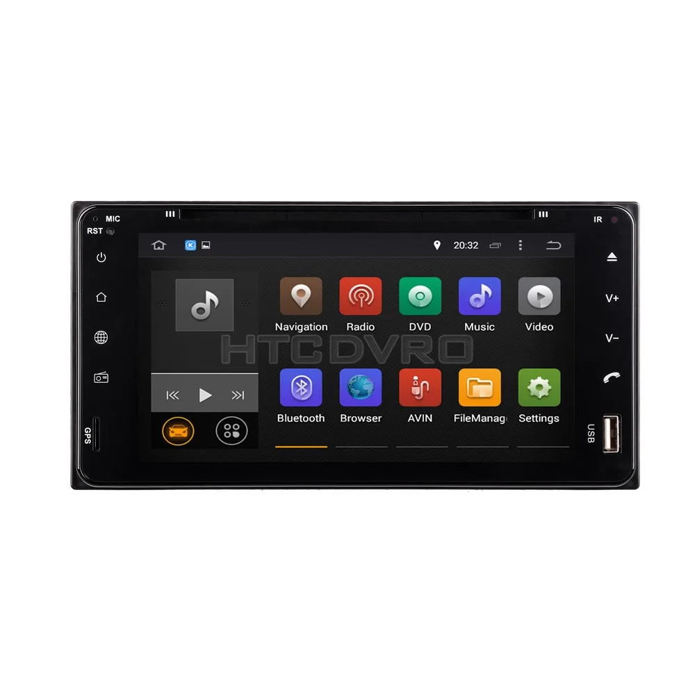 YMODVHT 6 95 дюймов Восьмиядерный Android 9 0 7 1 автомобильный DVD GPS для Toyota универсальный