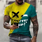 Мужская рубашка с принтом 2021, мужская рубашка с 3d принтом, Повседневная и удобная рубашка в уличном стиле