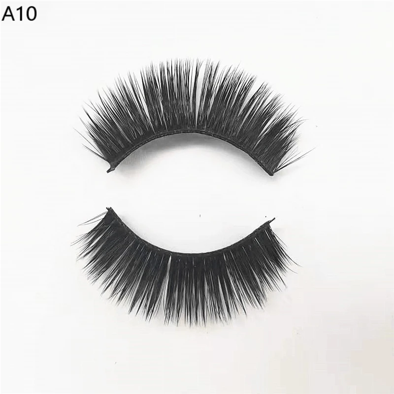 Накладные ресницы из искусственного шелка 3d пинцет нержавеющей стали длинные