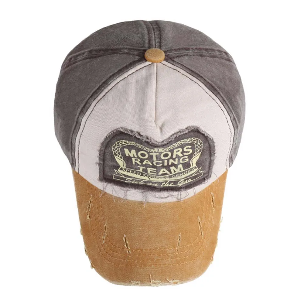 Спортивная хлопковая кепка с регулировкой джинсовый солнцезащитный козырек