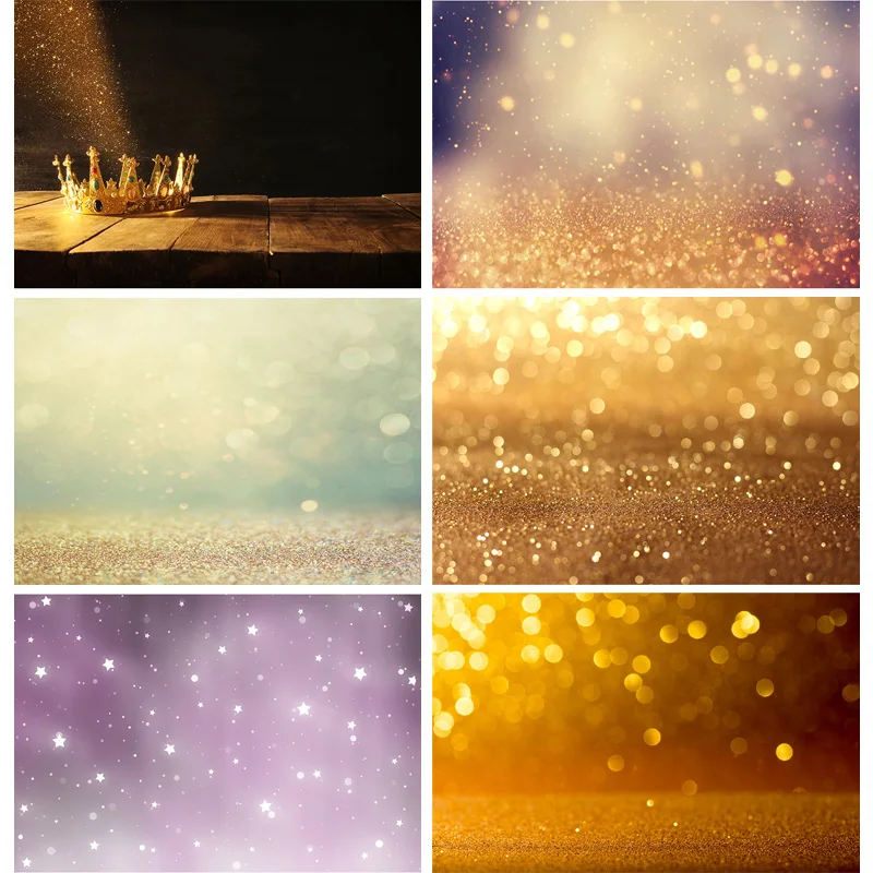 

SHENGYONGBAO Art Fabric Bokeh Photography Backdrops Glitter Light Spot Photo Background Studio Photocalls Props 21318 GBT-72