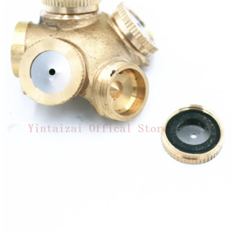 Разбрызгиватель садовый латунный 4 головки 10 шт. | Дом и сад