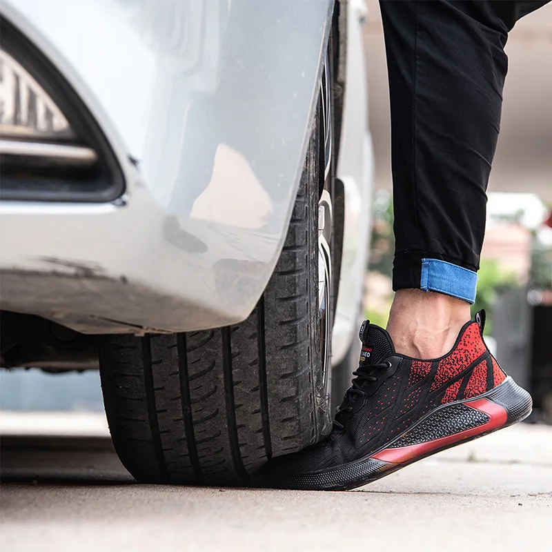 MWSC защитная Рабочая обувь для мужчин всесезонные дышащие рабочие ботинки