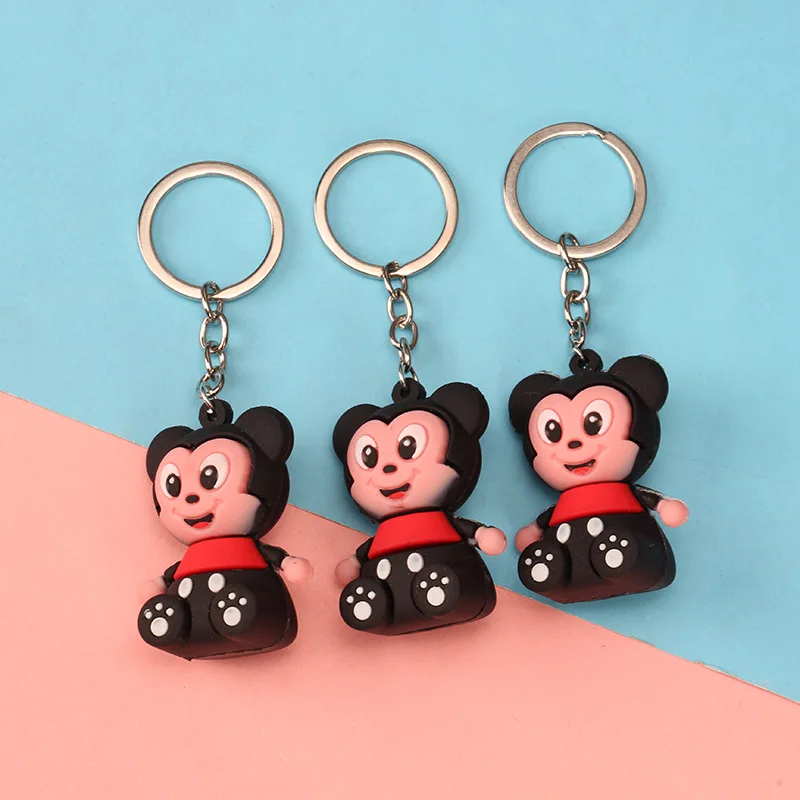 Новый милый мультяшный маленький мышонок брелок ПВХ трехмерная кукла кулон