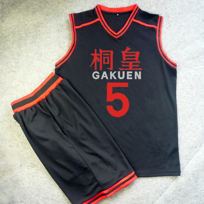 Аниме Kuroko no Basuke корзина Косплей GAKUEN школьная форма Aomine Daiki Мужская трикотажная